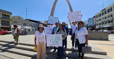 T�cnicos en enfermer�a protestan por nivelaci�n salarial