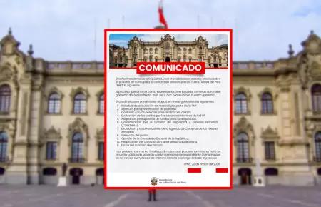Comunicado oficial del Gobierno.