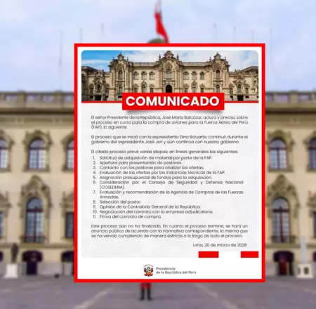 Comunicado oficial del Gobierno.