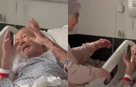 Abuelito espera a despedirse de su esposa antes de fallecer