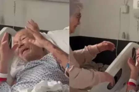 Abuelito espera a despedirse de su esposa antes de fallecer
