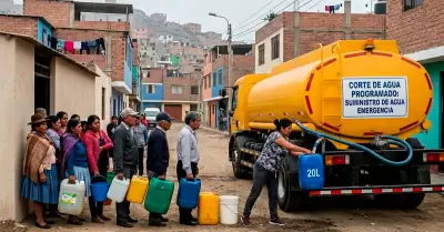 Corte de agua en Lima el 22 y 23 de marzo.