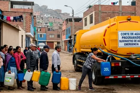 Corte de agua en Lima el 22 y 23 de marzo.