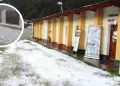 Fuerte granizada y lluvias causan da�os en colegio y campos de cultivo: Pobladores exigen atenci�n de autoridades