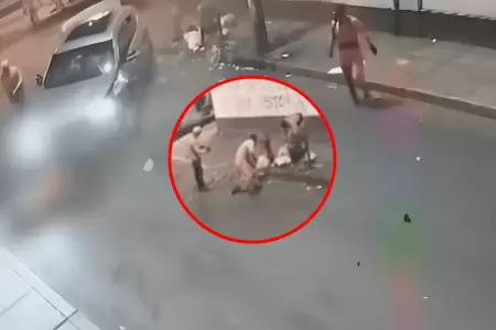 Camioneta atropell� a tres trabajadores de limpieza de la Municipalidad de Lima