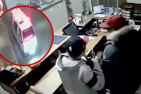 Tres sujetos utilizaban una ambulancia para delinquir