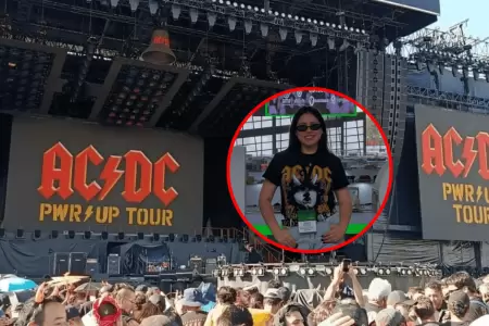 Periodista peruana denunci� acoso durante concierto de AC/DC en Chile