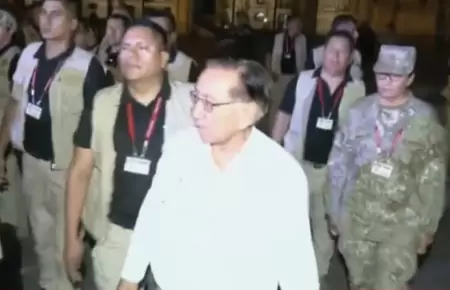 Presidente Jos� Balc�zar reaparece tras rumores sobre su salud