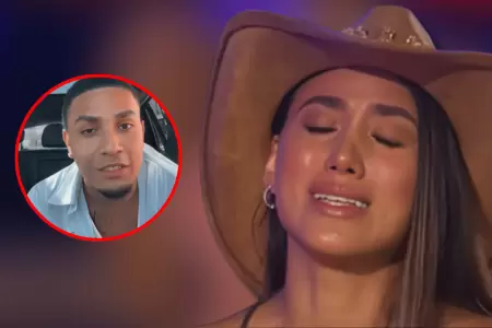 Samahara Lobat�n rompi� en llanto tras mensaje rom�ntico de Youna