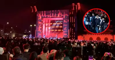 Multitud de seguidores de BTS se congregaron en el centro de Se�l.
