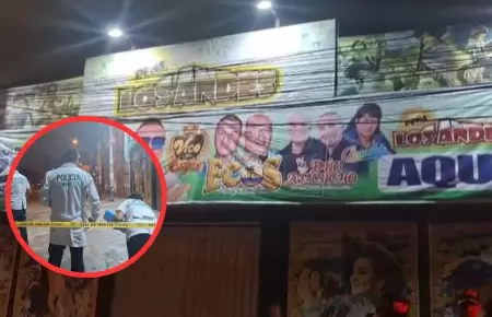 Disparan contra pe�a dejando un fallecido y dos heridos