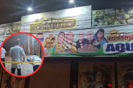 Disparan contra pe�a dejando un fallecido y dos heridos