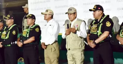 Gobierno presenta resultados del Plan de Seguridad Ciudadana.