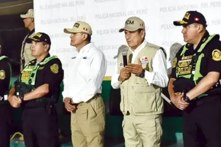Gobierno presenta resultados del Plan de Seguridad Ciudadana.