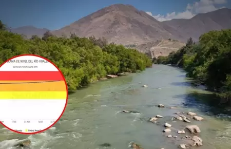 R�o Huallaga se ubica en umbral rojo