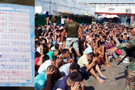 Megaoperativo en penal de Piura: Hallan anotaciones de n�meros telef�nicos, arma