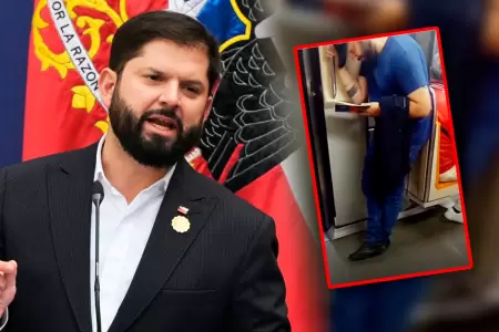 El exmandatario chileno fue visto por usuarios que compartieron r�pidamente las