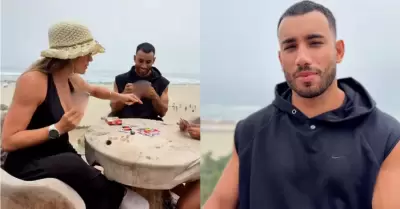 Said Palao y Alejandra Baigorria reaparecen juntos tras ampay