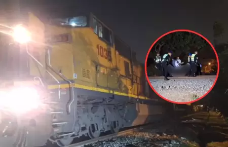 Hombre muere arrollado por presuntamente dormir en las v�as del tren