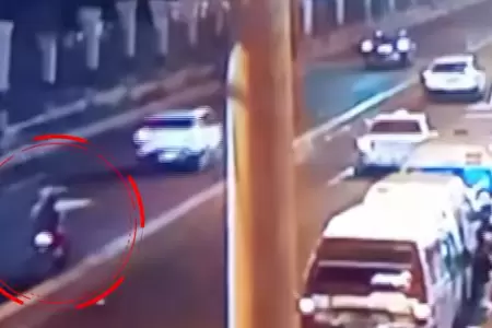 Cinco heridos dej� ataque contra seis combis en el Cercado de Lima.