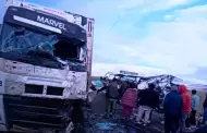 V�a Arequipa - Puno: Accidente entre miniv�n y cami�n deja al menos 11 fallecidos