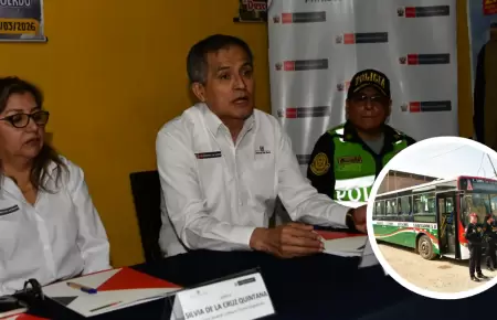 Ministro del Interior supervis� resguardo policial a transportistas