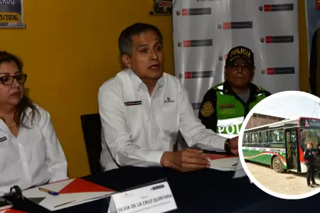 Ministro del Interior supervis� resguardo policial a transportistas