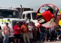 Transportistas de carga pesada protestan en Pisco por fuerte alza en precio de combustibles
