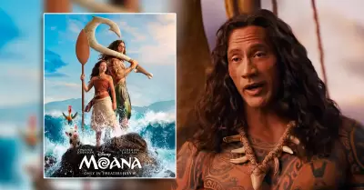 El actor se pone en la piel de Maui, personaje que le da una imagen poco vista.