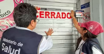 16 boticas cerradas por alerta a salud p�blica