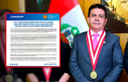 CAL cuestiona nombramiento de G�lvez tras destituci�n de Espinoza, que considera