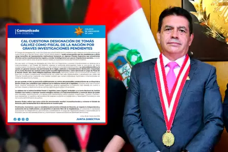 CAL cuestiona nombramiento de G�lvez tras destituci�n de Espinoza, que considera