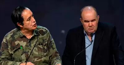 El enfrentamiento entre candidatos marc� uno de los momentos m�s tensos de la jo