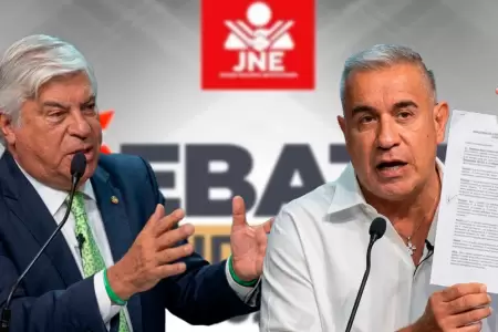 Intercambio directo entre candidatos elev� la tensi�n del debate presidencial.