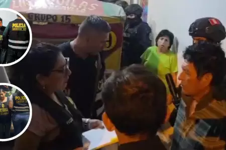 Capturan a integrantes de 'Los Injertos del Cono Norte'