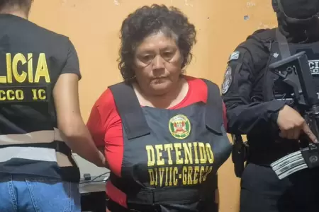 Cae pareja de l�der de organizaci�n criminal dedicada a la extorsi�n en Carabayl