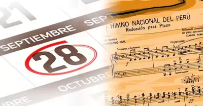 �El 28 de septiembre ser� feriado por 'D�a del Himno Nacional'?