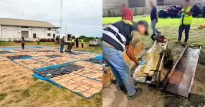 Per� y Ecuador Incautan 1.5 toneladas de marihuana durante operativo