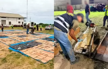 Per� y Ecuador Incautan 1.5 toneladas de marihuana durante operativo