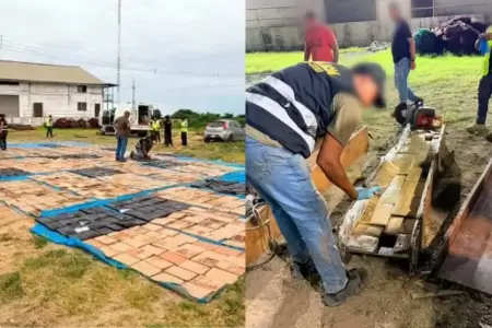 Per� y Ecuador Incautan 1.5 toneladas de marihuana durante operativo