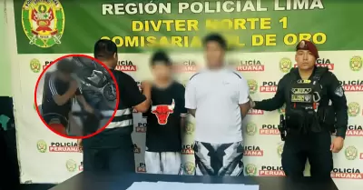 PNP captur� a menores que asaltaron a escolar en Los Olivos