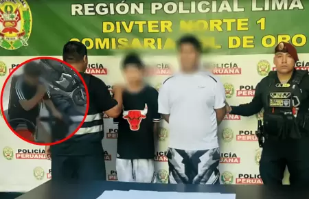PNP captur� a menores que asaltaron a escolar en Los Olivos