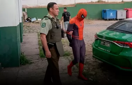 El Hombre Ara�a se encuentra bajo custodia policial.