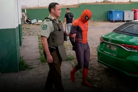 El Hombre Ara�a se encuentra bajo custodia policial.