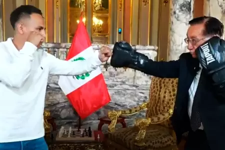 El alcalde de Ate y mandatario sostuvieron reuni�n en Palacio de Gobierno.