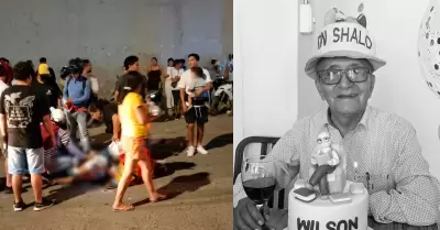 El atropello que termin� en la muerte del adulto mayor se dio cerca al �valo San