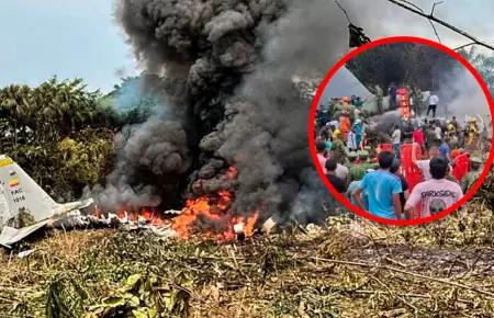 Aeronave abordaba m�s de un centenar de pasajeros, dejando un gran saldo de v�ct