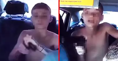 Menores fingieron ser pasajeros y robaron celular de conductor bajo amenaza.