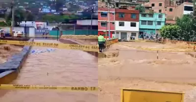 R�o Huallaga desbord� en Hu�nuco