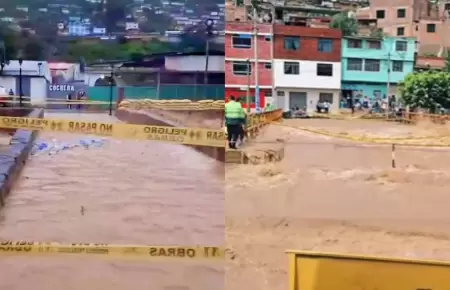 R�o Huallaga desbord� en Hu�nuco